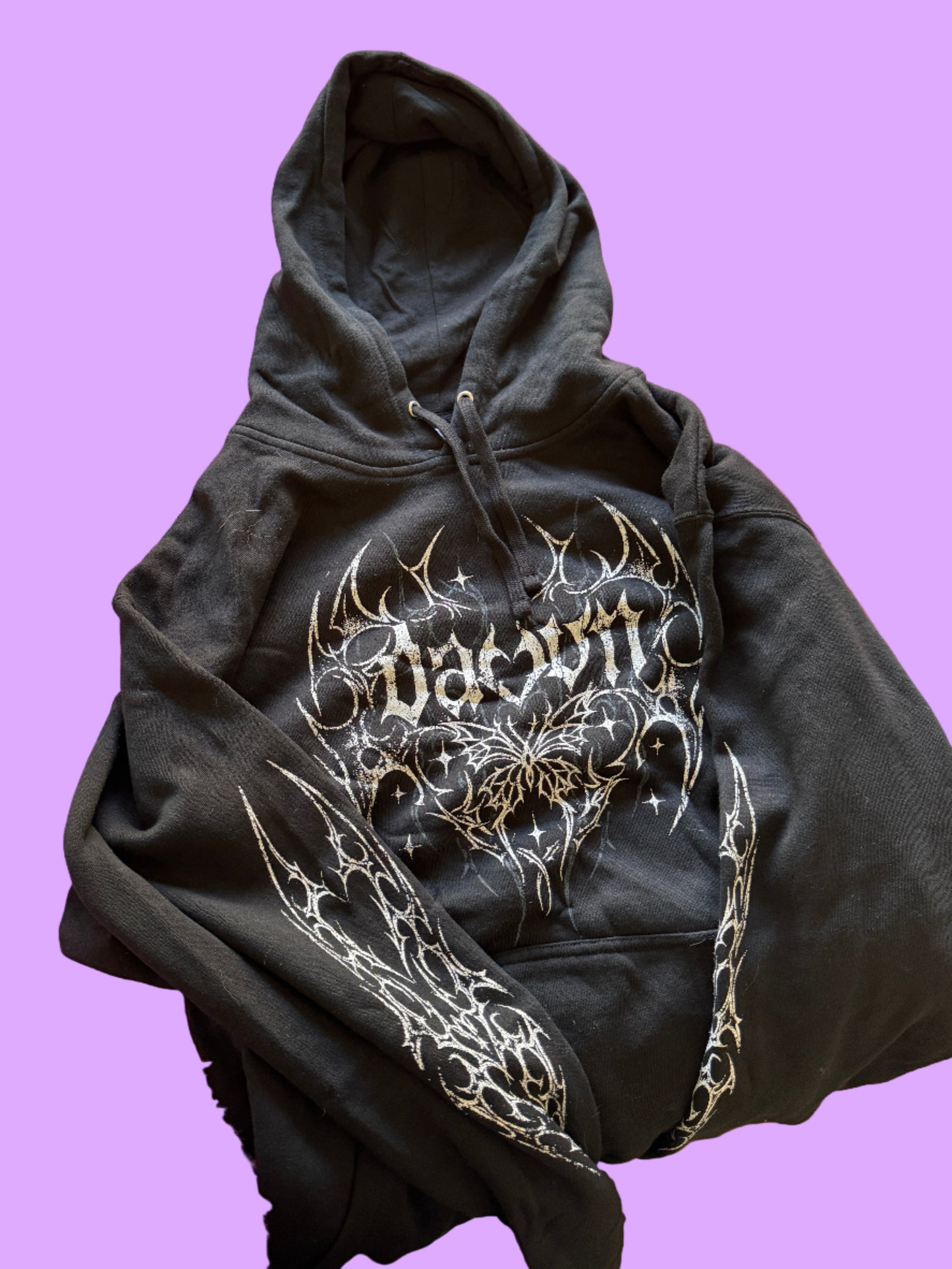 davvn - y2k Black Sweatshirt