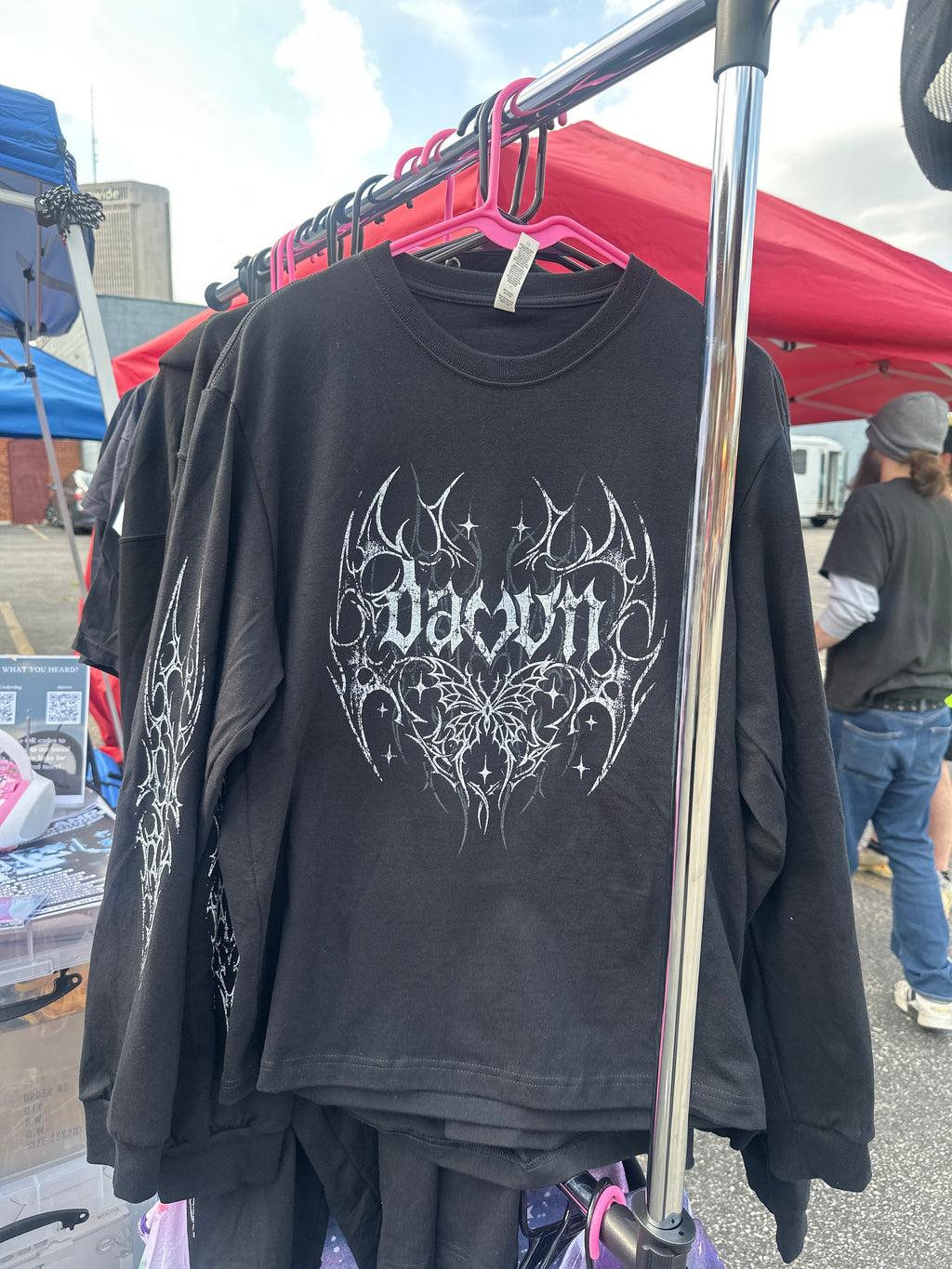 davvn - y2k Black Longsleeve