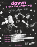 davvn - *signed* Tour poster - "Mini Tour 2026"