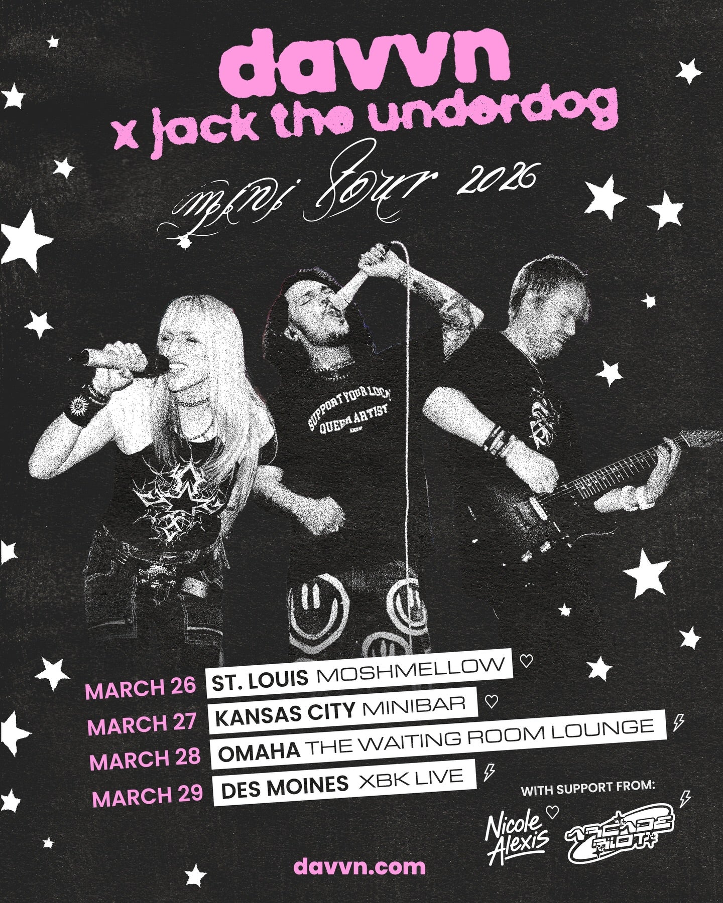 davvn - *signed* Tour poster - "Mini Tour 2026"