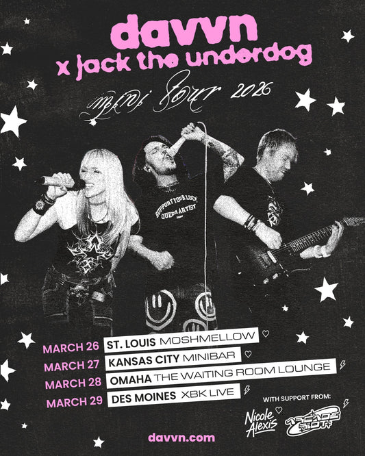 davvn - *signed* Tour poster - "Mini Tour 2026"