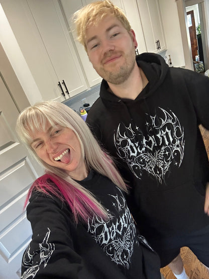 davvn - y2k Black Sweatshirt