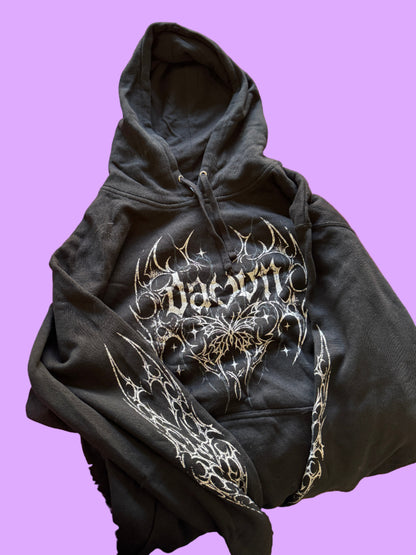 davvn - y2k Black Sweatshirt