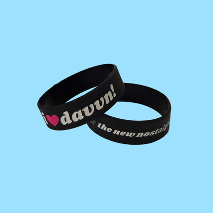 i ❤️ davvn // the new nostalgia - Rubber Bracelet