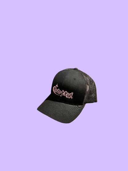 "brb ttyl" trucker hat